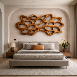 Contemporary Wood Wall Art For Bedroom Wall