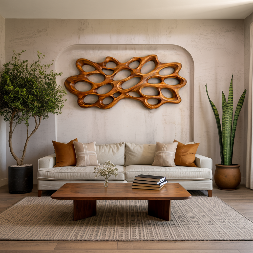 Contemporary Wood Wall Art For Bedroom Wall