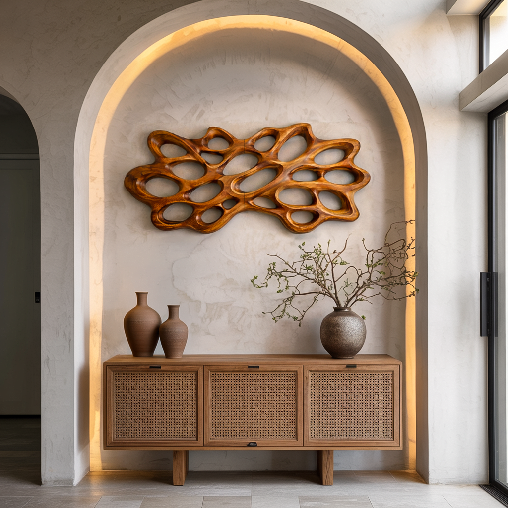 Contemporary Wood Wall Art For Bedroom Wall
