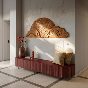 Contemporary Wooden Cloud Wall Art For Wall Decor