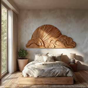 Contemporary Wooden Cloud Wall Art For Wall Decor