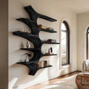 Minimalist Wooden Wall Mounted Shelf For Home Decor