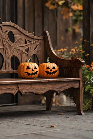 Mid Century Halloween Patio Chair For Spooky Outdoor Design