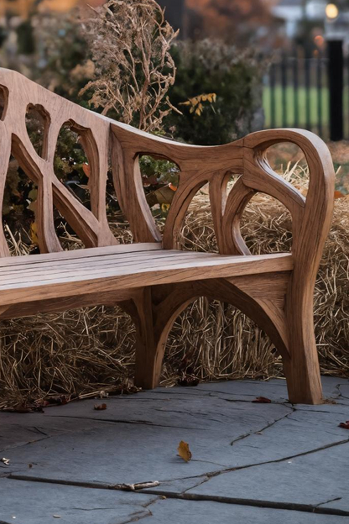 Handcrafted Halloween Patio Chair For Festive Outdoor Halloween Decor