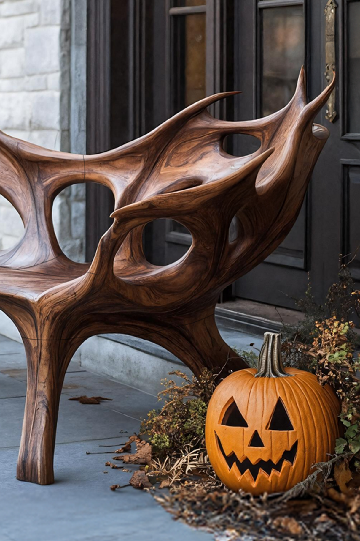 Mid Century Halloween Patio Chair For Unique Halloween Home Decor