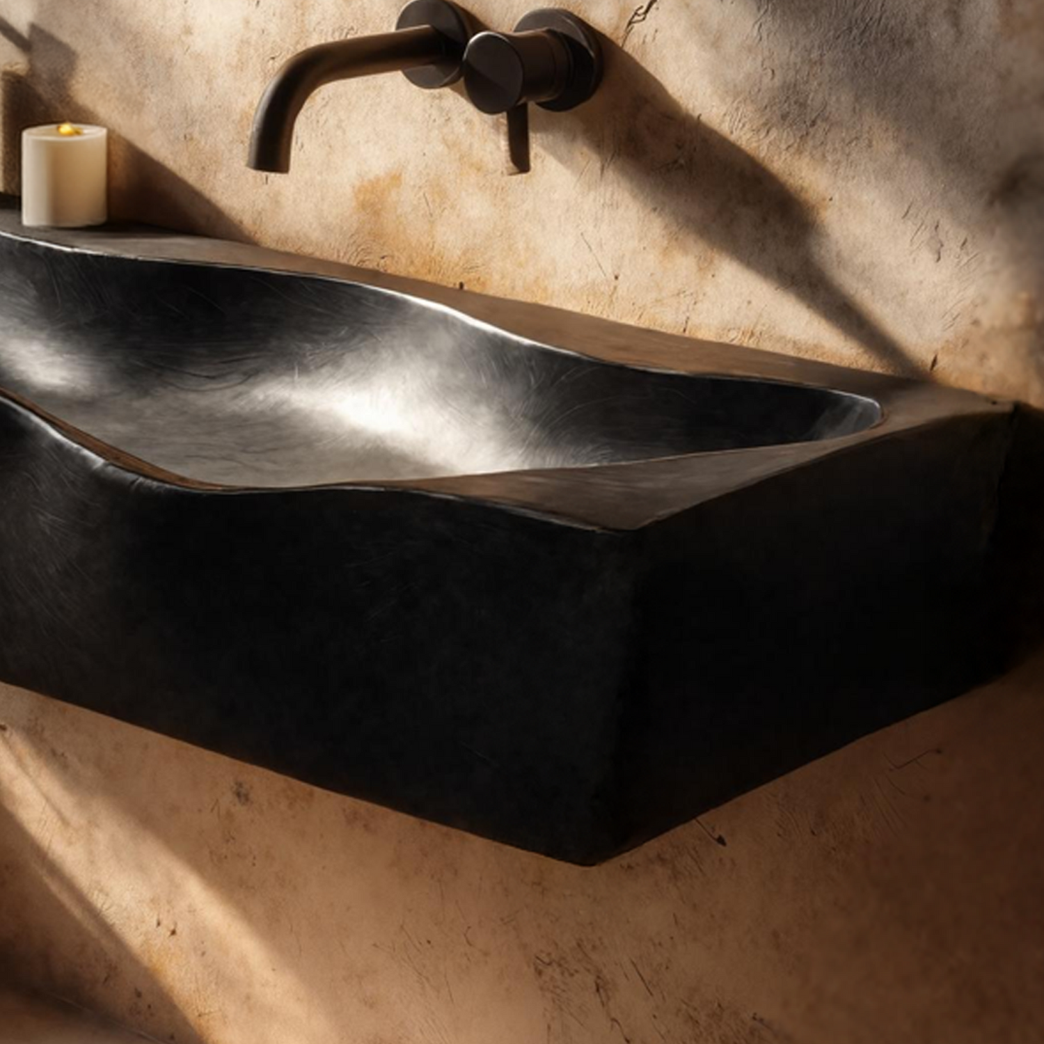 Handcrafted Live Edge Wood Vanity Sink For One Of A Kind Bathroom Decor
