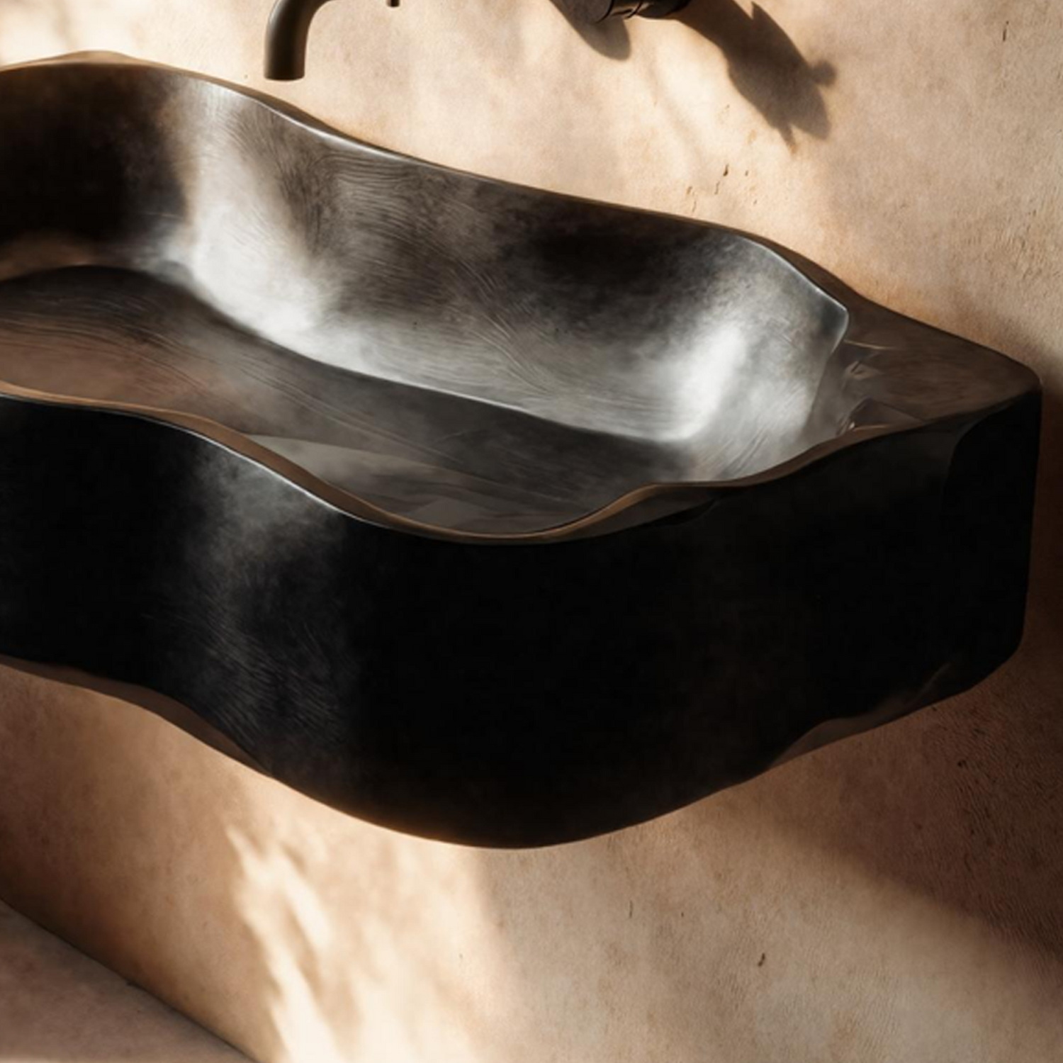 Mid Century Live Edge Wood Vanity Sink For Premium Bathroom Decor