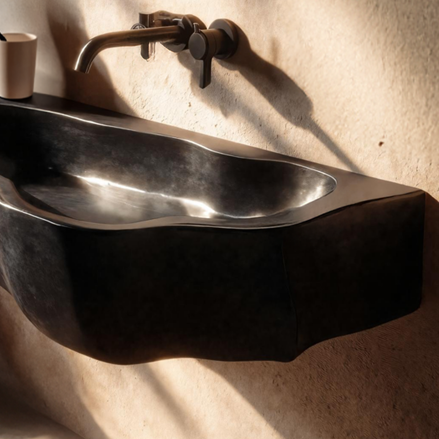 Handcrafted Solid Wood Wash Basin For Sustainable Bathroom Furniture