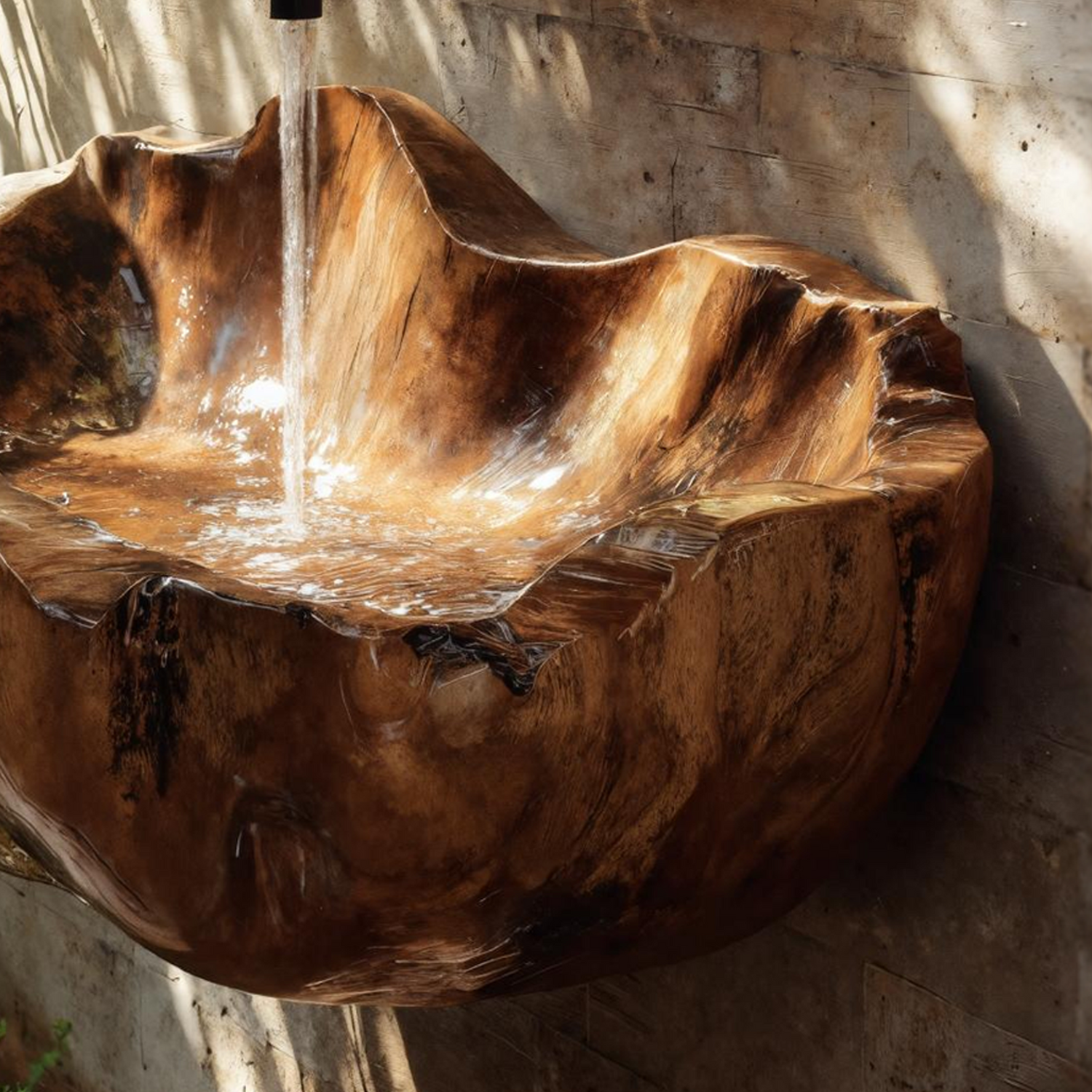 Modern Solid Wood Wash Basin For Luxury Bedroom Furniture Decor