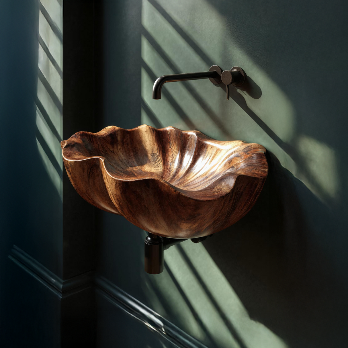 Modern Live Edge Wood Vanity Sink For Statement Bedroom Decor