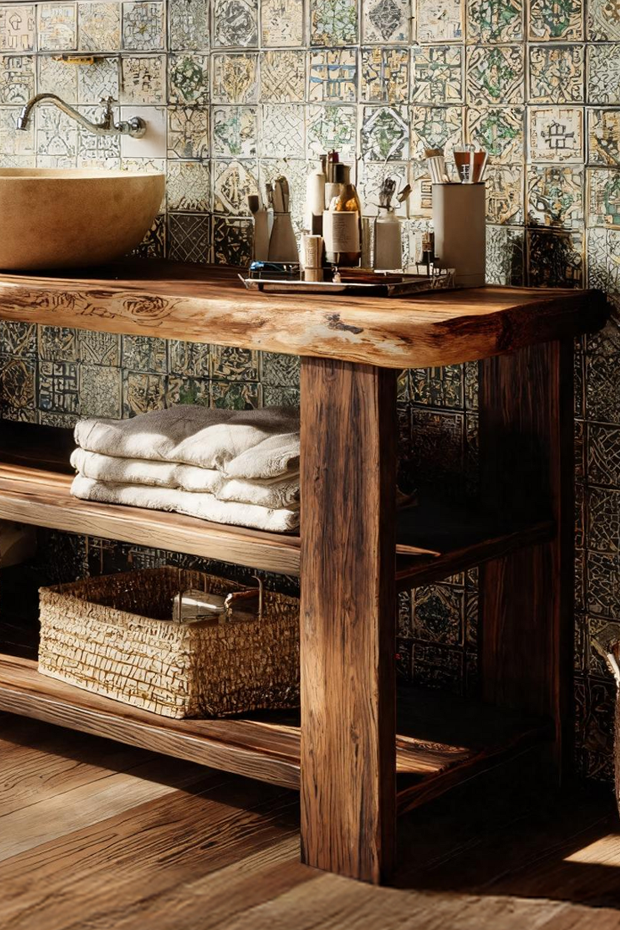 Farmhouse Vanity With Storage For Bathroom Decor Ideas