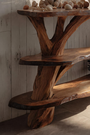 Modern Handcrafted Live Edge Bathroom Vanity For Elegant Bathroom Decor