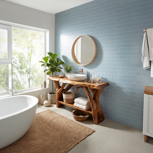 Modern Wood Bathroom Vanity For Clean Bathroom Layout
