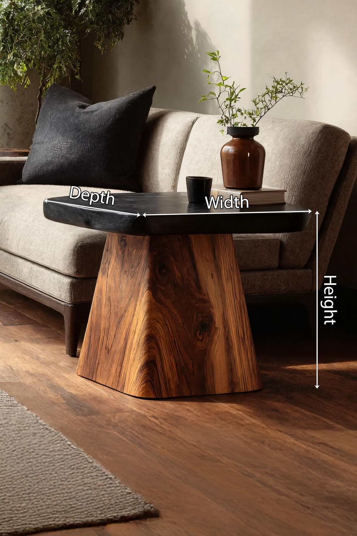 Mid Century Wooden Side Table For Furniture Decor Refresh