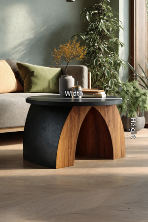 Farmhouse Wooden Side Table For Rustic Furniture Decor