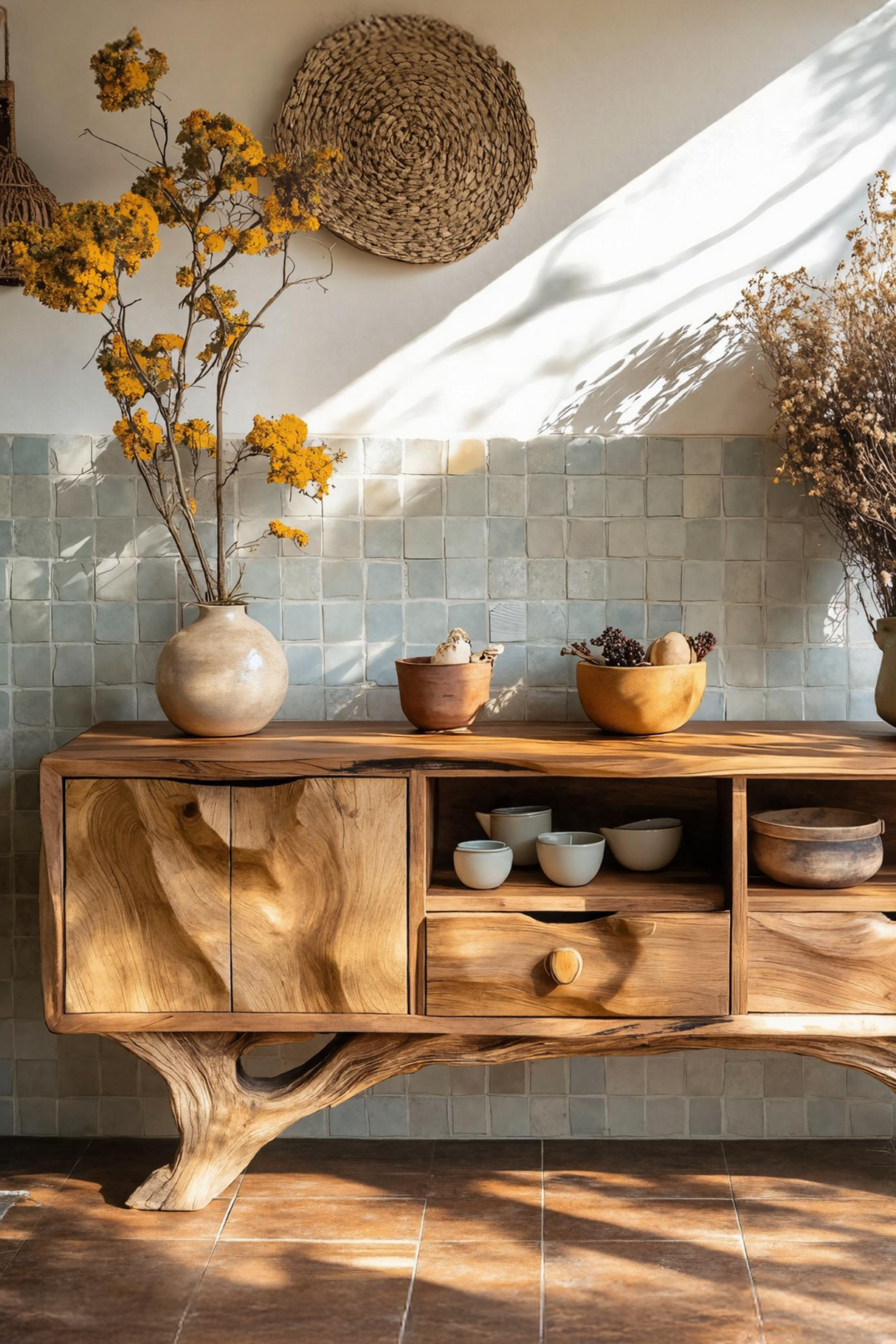 Handcrafted Wooden Console Table For Bedroom Luxury Home Accent