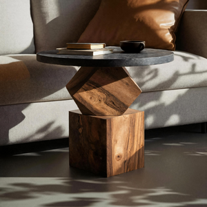 Modern Wooden Side Table For Bedroom Nightstand Decor
