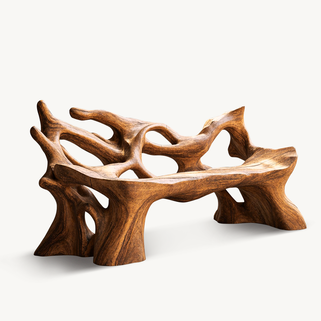 Farmhouse Wooden Bench For Weather Resistant Patio Decor