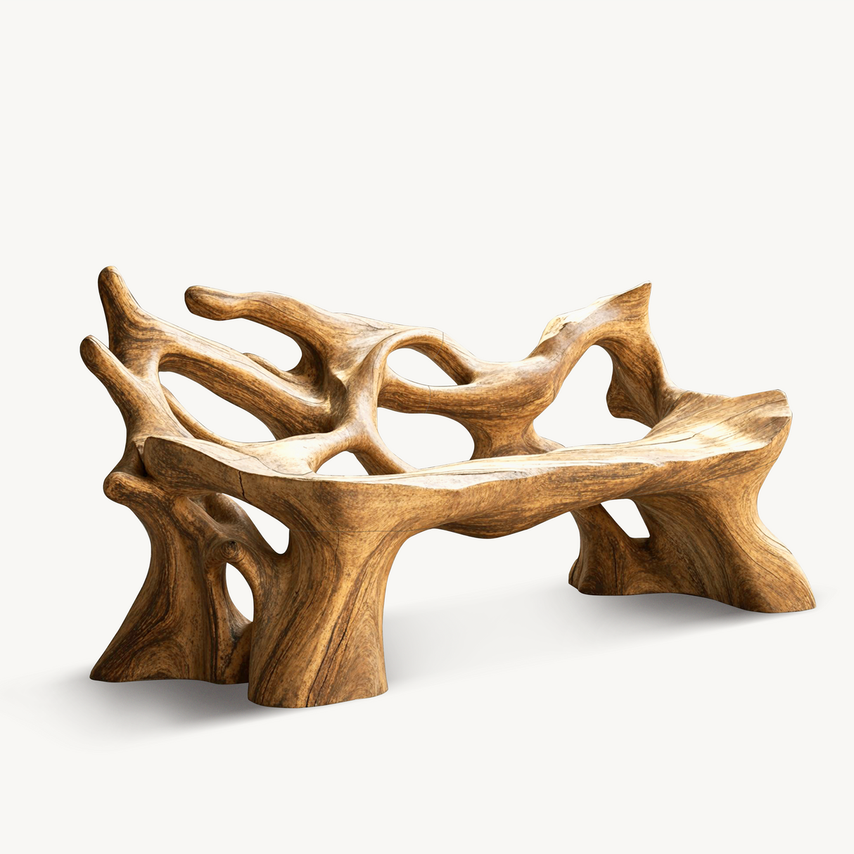 Farmhouse Wooden Bench For Weather Resistant Patio Decor