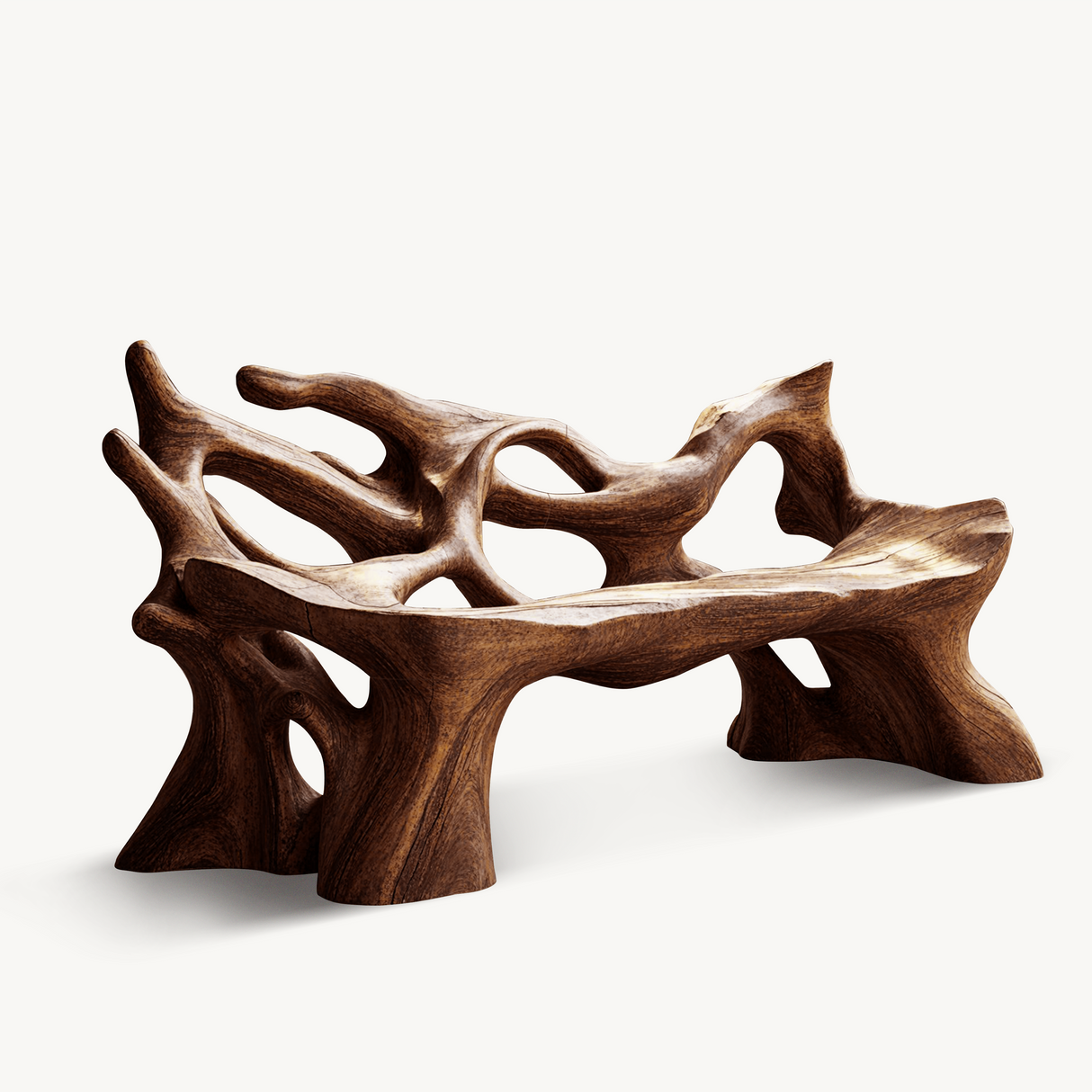 Farmhouse Wooden Bench For Weather Resistant Patio Decor