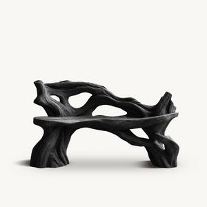 Handcrafted Branch Bench Outdoor Decor For Hand Carved Gardens