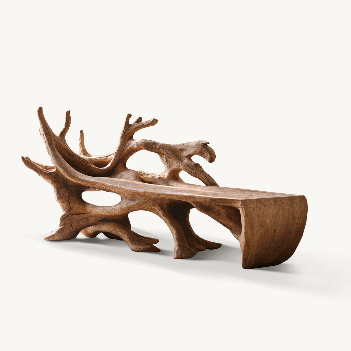 Farmhouse Wooden Bench Outdoor Seating For Classic Porches