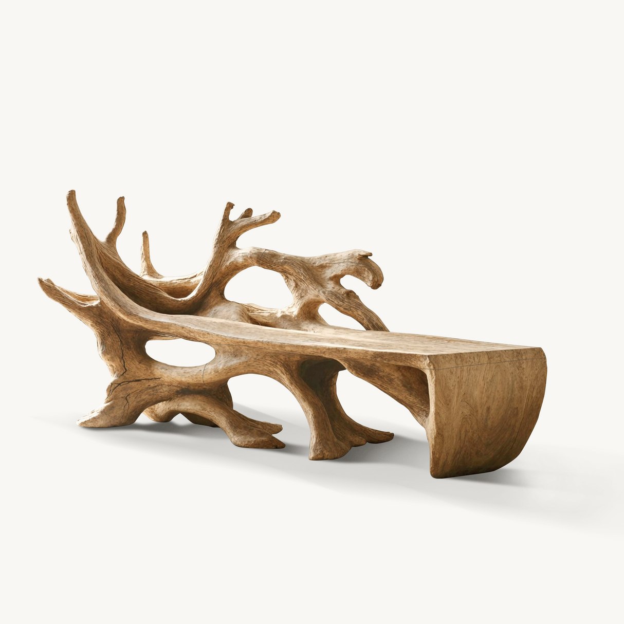 Farmhouse Wooden Bench Outdoor Seating For Classic Porches