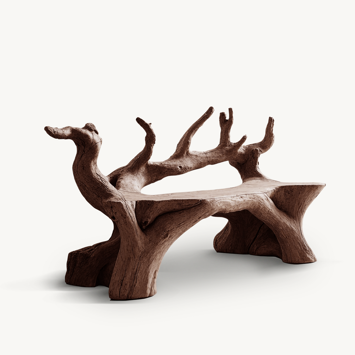 Handcrafted Wooden Bench For Custom Made Living Room Furniture