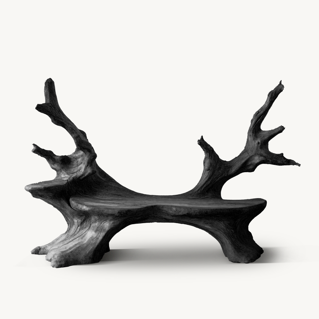 Mid Century Live Edge Bench For Elegant Living Room Accents