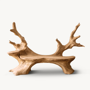 Mid Century Live Edge Bench For Elegant Living Room Accents