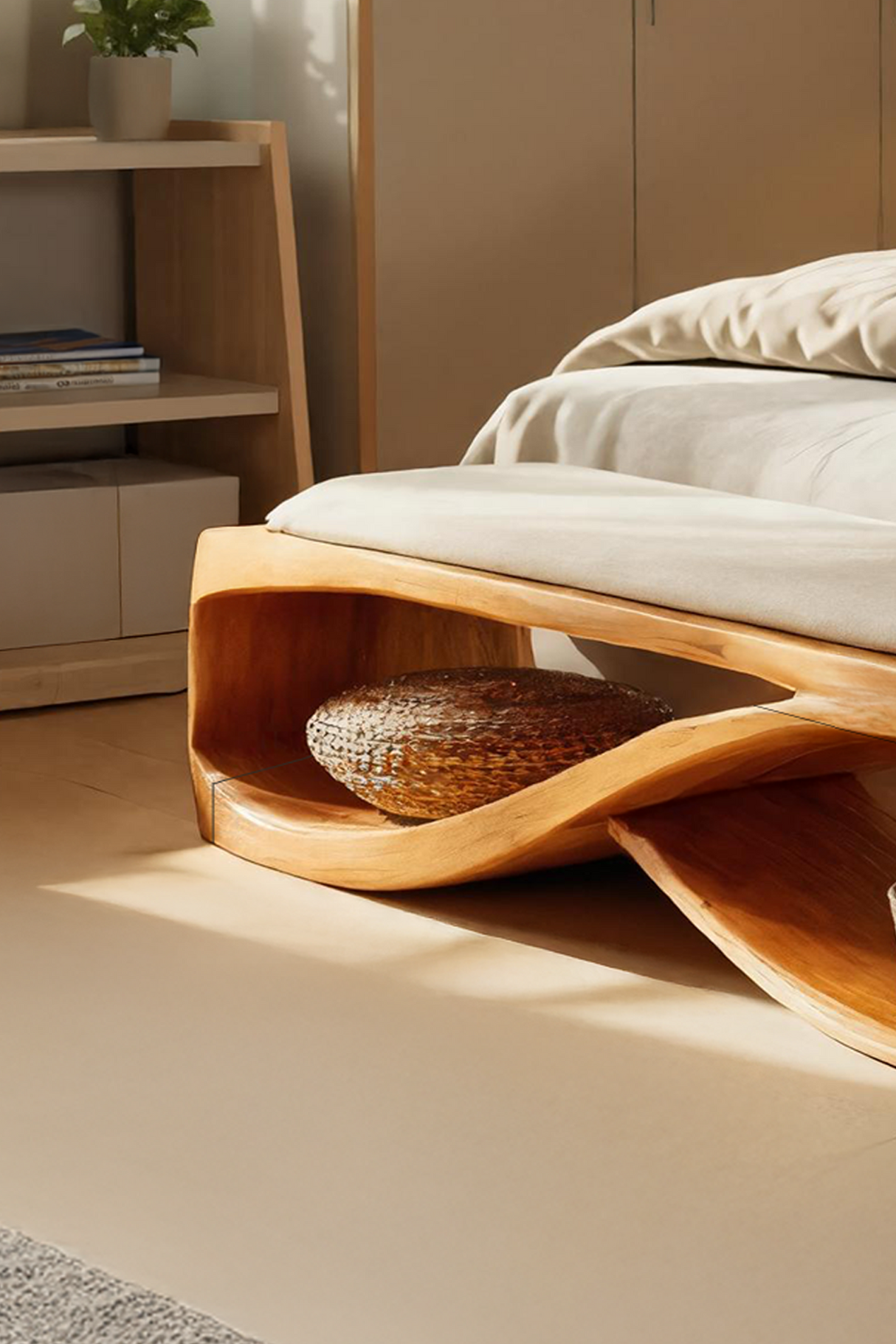 Contemporary Wooden Bench For Bedroom Furniture Decor