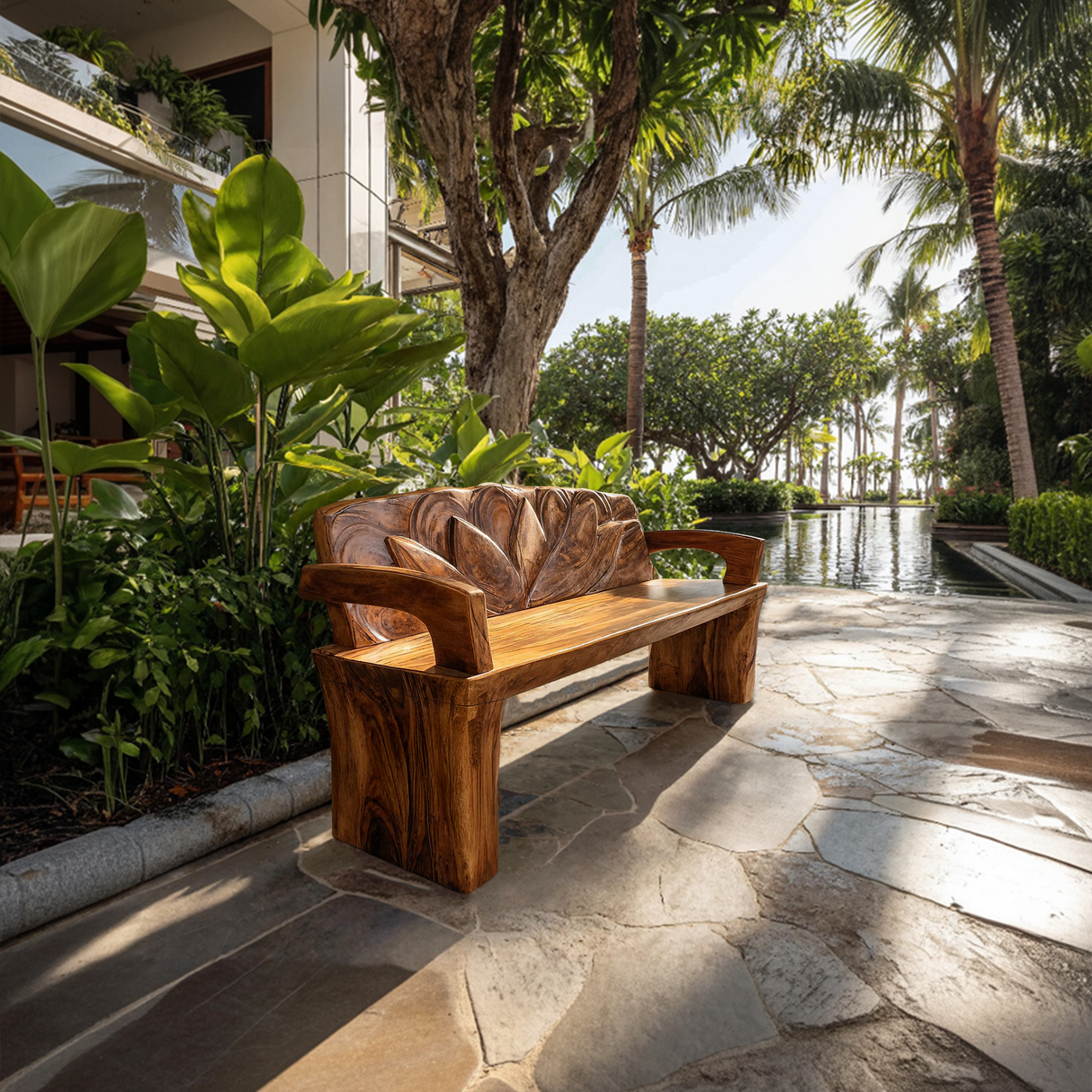 Live Edge Handmade Wood Bench For Entryway Seating Decor