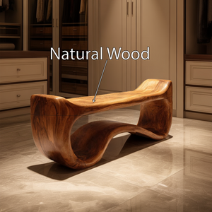 Live Edge Wood Entryway Bench For Farmhouse Style Homes