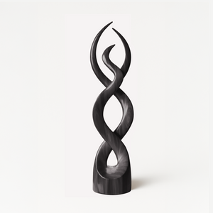 Modern Abstract Wooden Sculpture For Home Decor