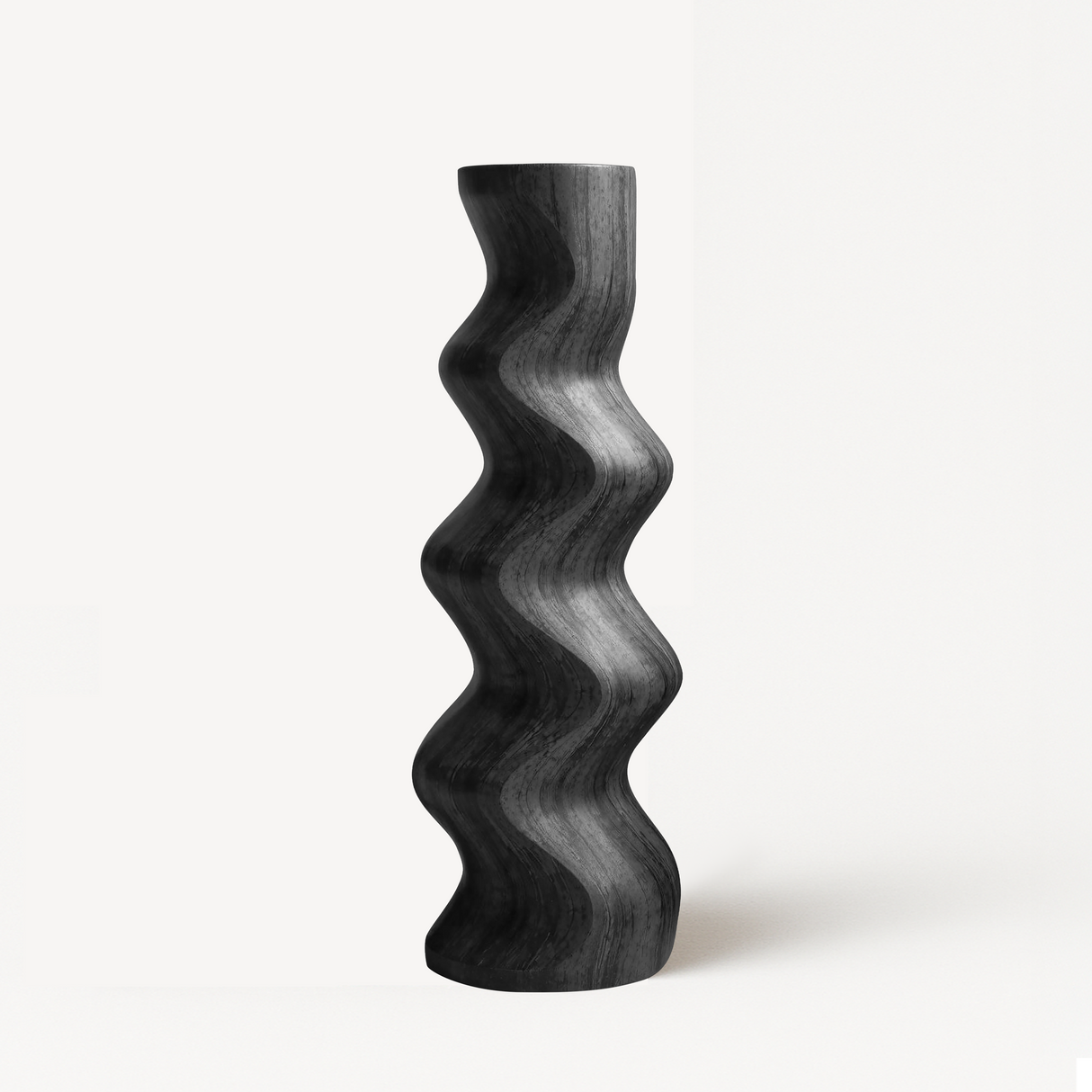 Mid Century Abstract Wood Sculpture For Home Decor