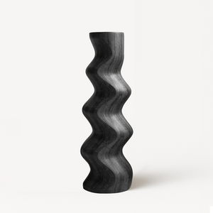 Mid Century Abstract Wood Sculpture For Home Decor