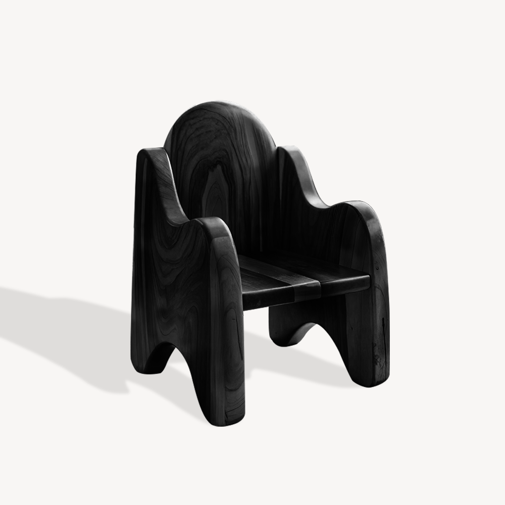 Montessori Wooden Toddler Chair For Playroom Or Minimalist Nursery