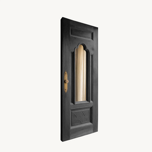 Elegant Vintage Carved Wood Door For Entryway And Living Room