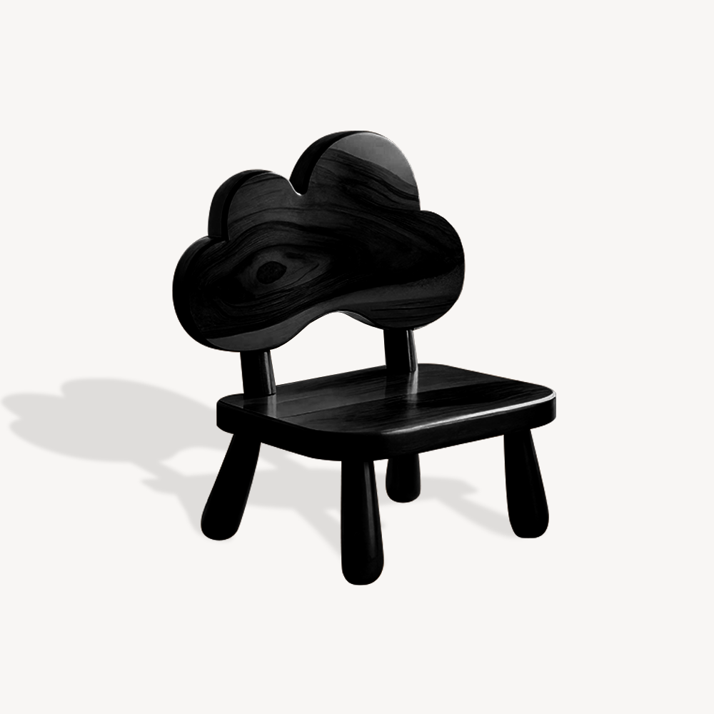 Whimsical Cloud Shaped Kids Chair For Montessori Nursery Or Playroom