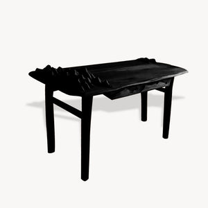 Mountain Carving Desk With 3D Detail For Studio Office And Reading Corner