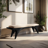Organic Sculptural Bench For Hallway Furniture