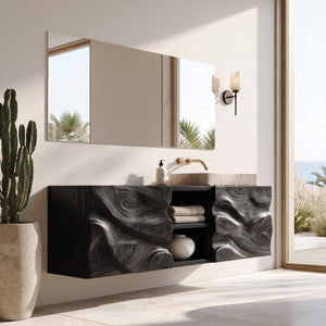 Handcrafted Wall Bathroom Vanity For Modern Bathroom