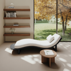 Mid Century Rustic Solid Wood Garden Daybed For Bedroom Furniture