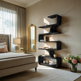 Contemporary Handmade Wooden Bookshelf For Home Styling