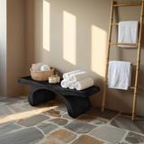 Modern Organic Shower Bench For Bathroom Or Spa Furniture