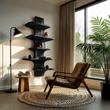 Modern Wooden Floating Bookshelf For Minimalist Home Decor