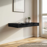 Modern Minimal Floating Desk With Drawers For Home Office