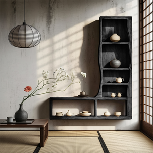 Handcrafted Solid Wood Bookshelf For Decor And Storage