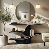 Rustic Live Edge Vanity For Bathroom Design And Storage