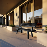 Handmade Outdoor Wooden Bench For Patio And Terrace